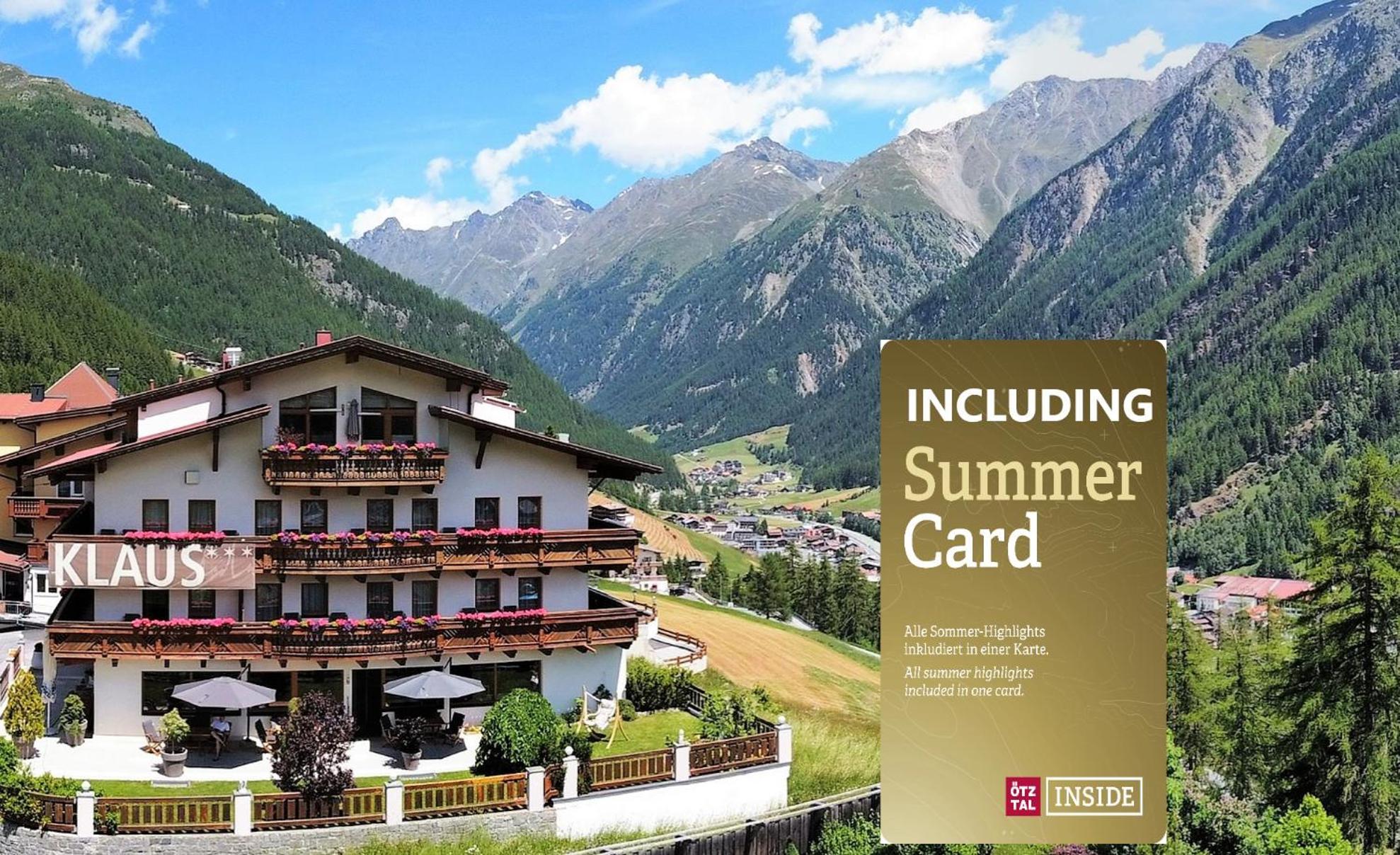 Pension Klaus Sölden Exterior foto